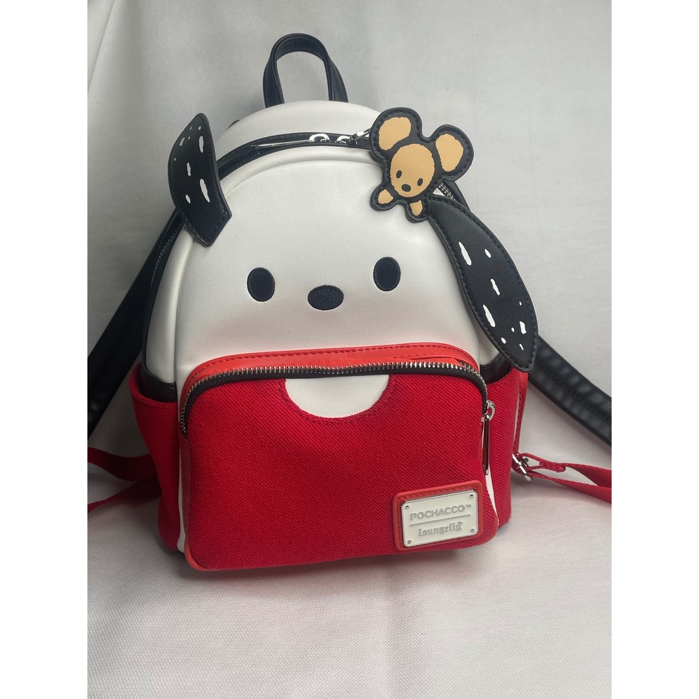 Loungefly Sanrio Pochacco Red Backpack Black Exclusive BoxLunch Hello Kitty Bag